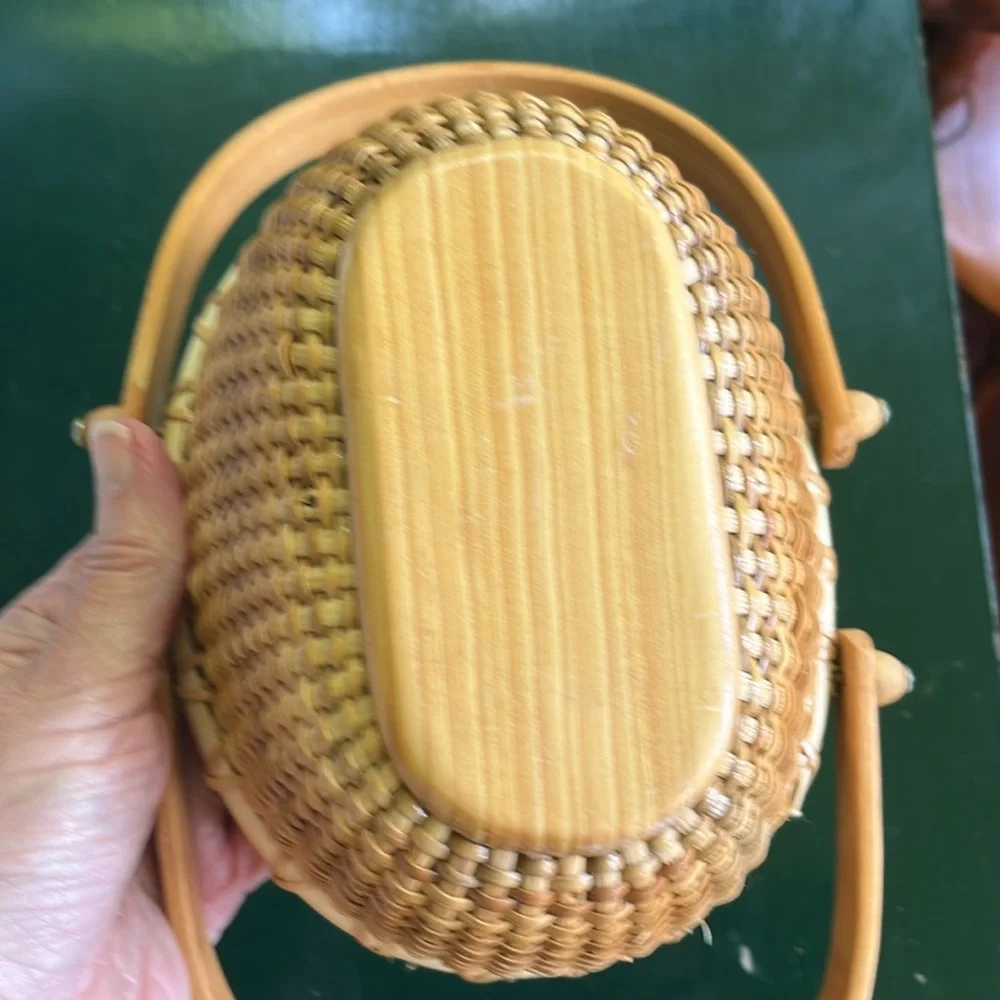 Charming Woven Basket with Handles